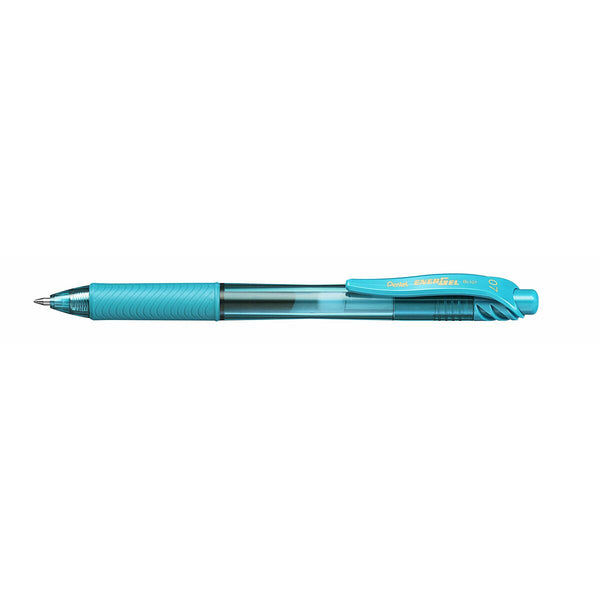 Penna Pentel EnerGel Turkos 0,7 mm (12 Delar)-Kontor och Kontorsmaterial, Kulspetspennor, pennor och skrivverktyg-Pentel-peaceofhome.se