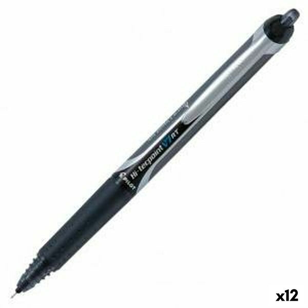 Penna Roller Pilot V7 RT Svart 0,5 mm (12 antal)-Kontor och Kontorsmaterial, Kulspetspennor, pennor och skrivverktyg-Pilot-peaceofhome.se
