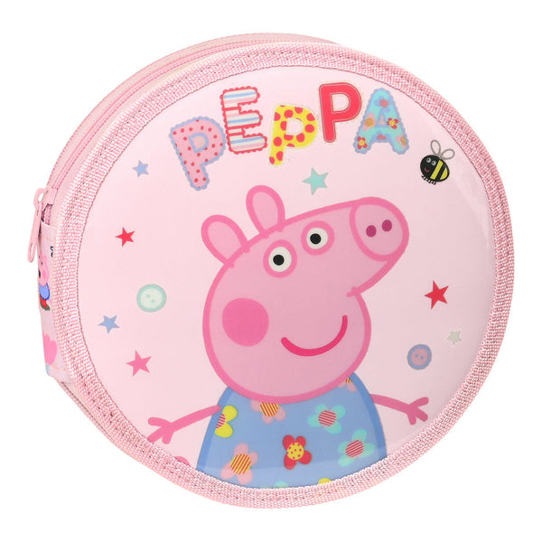 Pennfodral Peppa Pig Having Fun Rund Rosa (18 Delar)-Kontor och Kontorsmaterial, Skol- och utbildningsmaterial-Peppa Pig-peaceofhome.se
