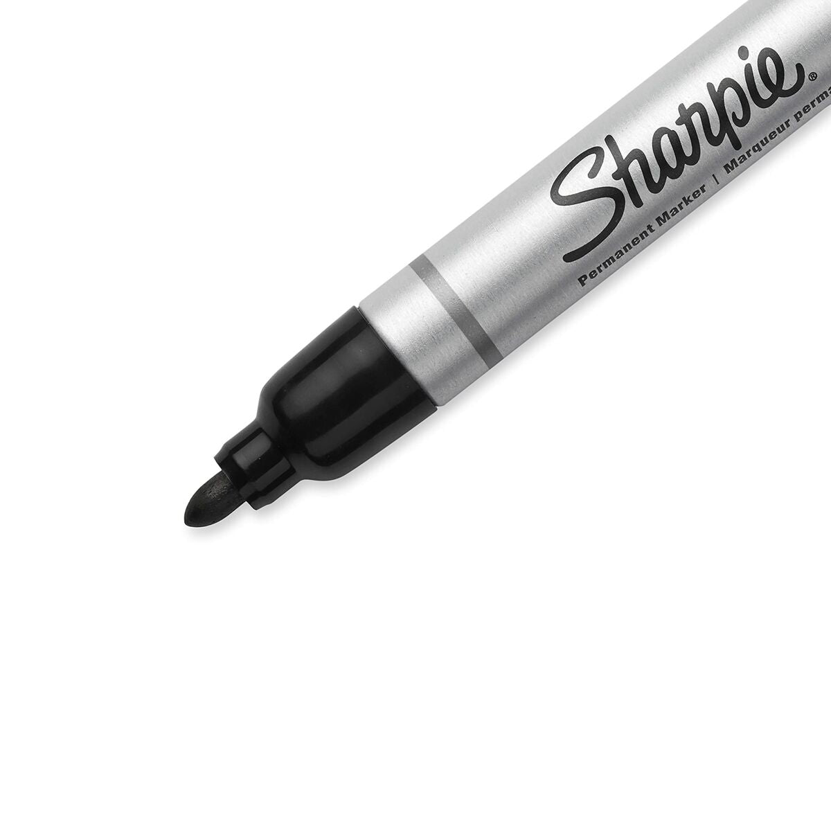 Permanent markörpenna Sharpie Svart 1,0-1,9 mm 12 antal-Kontor och Kontorsmaterial, Kulspetspennor, pennor och skrivverktyg-Sharpie-peaceofhome.se