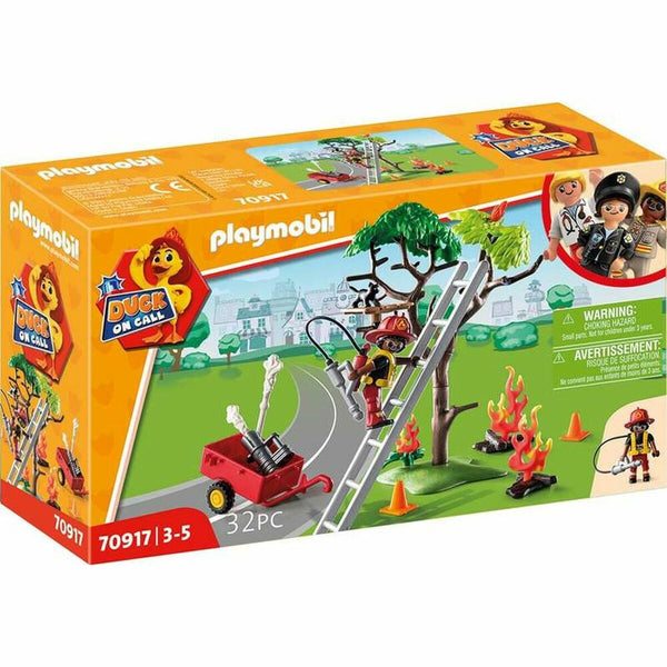 Playset Playmobil 70917 Brandman Katt 70917 (32 pcs)-Leksaker och spel, Dockor och actionfigurer-Playmobil-peaceofhome.se