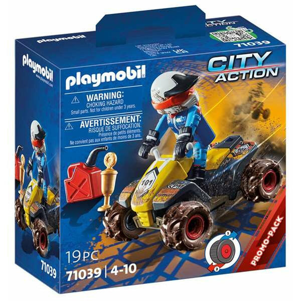 Playset Playmobil City Action Offroad Quad 19 Delar 71039-Leksaker och spel, Dockor och actionfigurer-Playmobil-peaceofhome.se