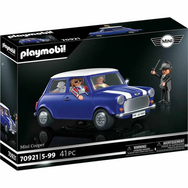 Playset Playmobil Mini Cooper 70921 (41 pcs)-Leksaker och spel, Dockor och actionfigurer-Playmobil-peaceofhome.se