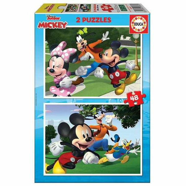 Pussel Educa Disney Junior Mickey (48 pcs)-Leksaker och spel, Pussel och hjärngrupper-Educa-peaceofhome.se