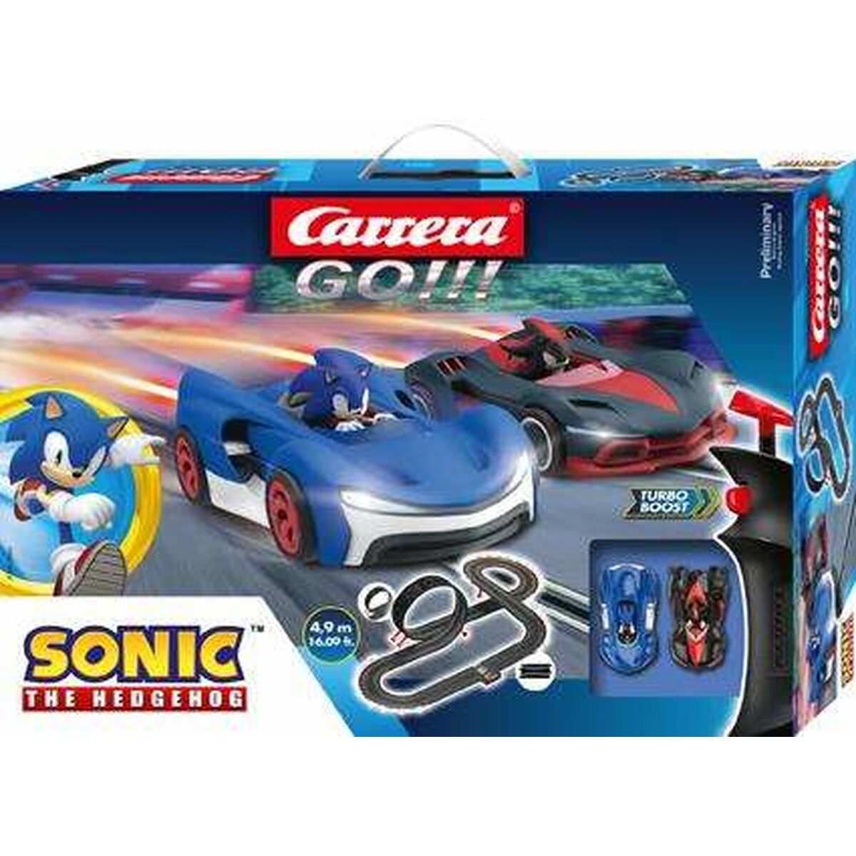 Racerbana Sonic The Hedgehog-Leksaker och spel, Fordon-Sonic-peaceofhome.se