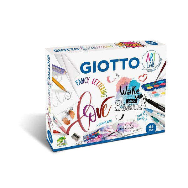 Ritningsset Giotto Art Lab Fancy Lettering 45 Delar Multicolour-Leksaker och spel, Kreativa aktiviteter-Giotto-peaceofhome.se