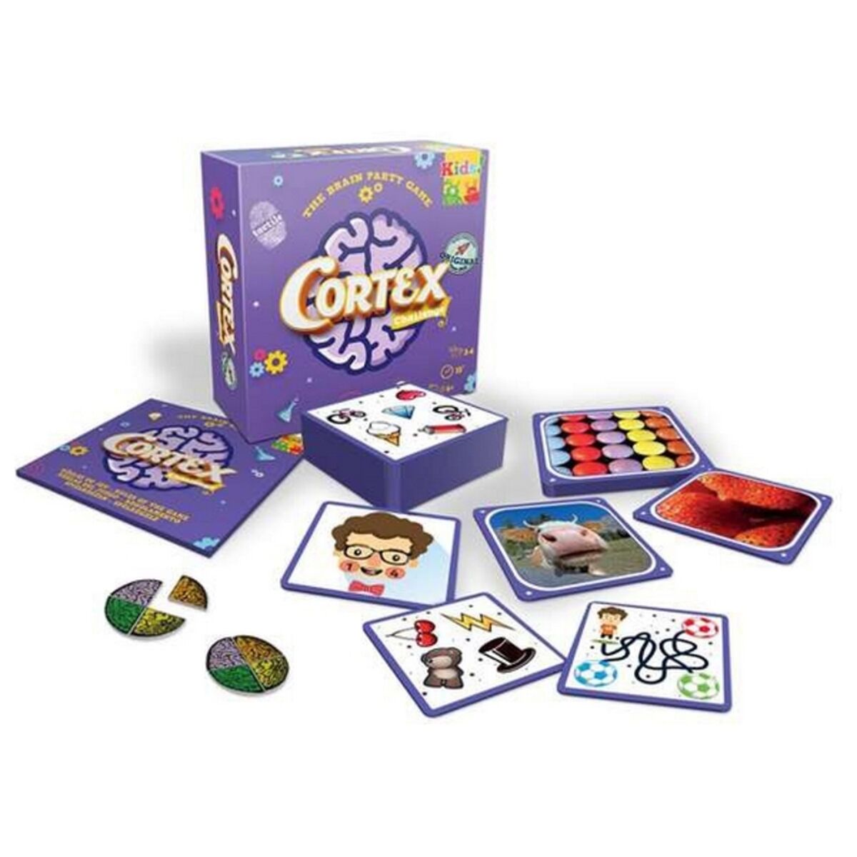 Sällskapsspel Cortex Kids Asmodee (ES)-Leksaker och spel, Spel och tillbehör-Asmodee-peaceofhome.se