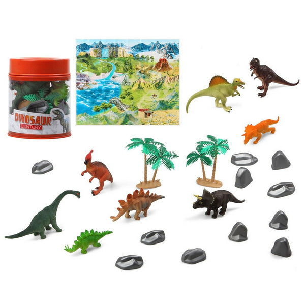 Set med dinosaurier 22 antal-Leksaker och spel, Dockor och actionfigurer-BigBuy Kids-peaceofhome.se