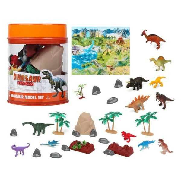Set med dinosaurier (23 x 20 cm) 30 antal 23 x 20 cm (30 pcs)-Leksaker och spel, Dockor och actionfigurer-BigBuy Kids-peaceofhome.se