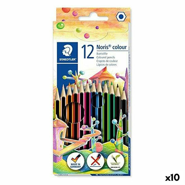 Set med pennor Staedtler Noris Colour Wopex Multicolour (10 antal)-Kontor och Kontorsmaterial, konst och hantverk-Staedtler-peaceofhome.se