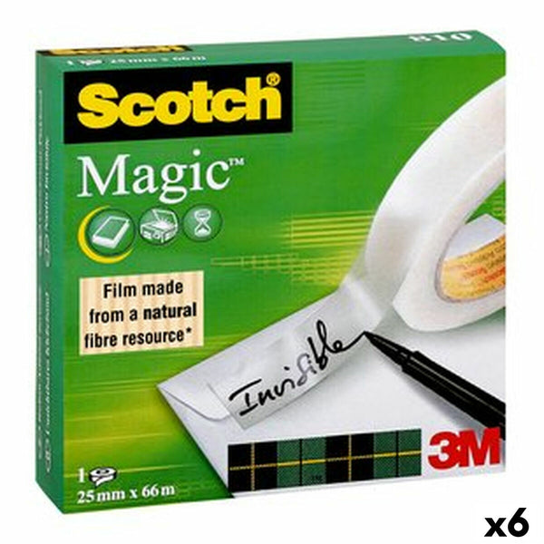 Självhäftande band Scotch Magic 810 Transparent 25 mm x 66 m (9 antal)-Kontor och Kontorsmaterial, Kontorsmaterial-Scotch-peaceofhome.se