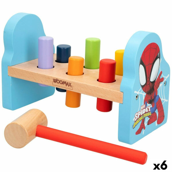 Skicklighetsspel Spidey 8 Delar 21,5 x 14 x 10,5 cm (6 antal)-Bebis, Leksaker för småbarn-Spidey-peaceofhome.se