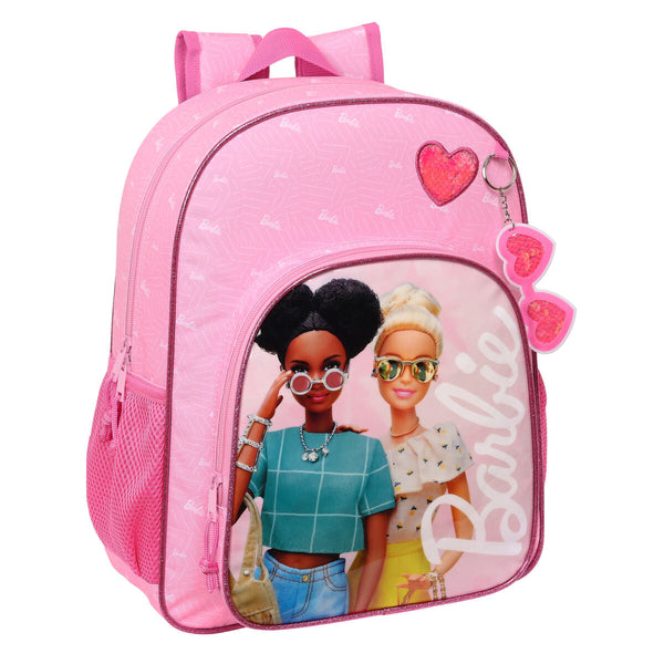 Skolryggsäck Barbie Girl Rosa 32 X 38 X 12 cm