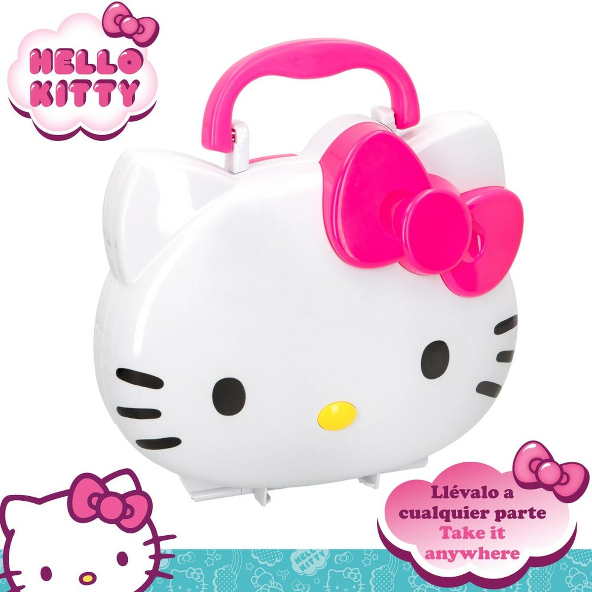 Sminkset för barn Hello Kitty Väska 36 Delar (2 antal)