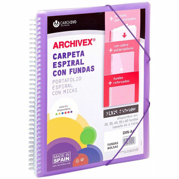 Sorteringsmapp Carchivo Archivex-Star Violett A4-Kontor och Kontorsmaterial, Kontorsmaterial-Carchivo-peaceofhome.se