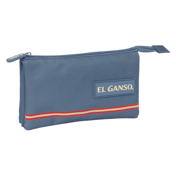 Tredubbel Carry-all El Ganso Blå 22 x 12 x 3 cm-Kontor och Kontorsmaterial, Skol- och utbildningsmaterial-El Ganso-peaceofhome.se