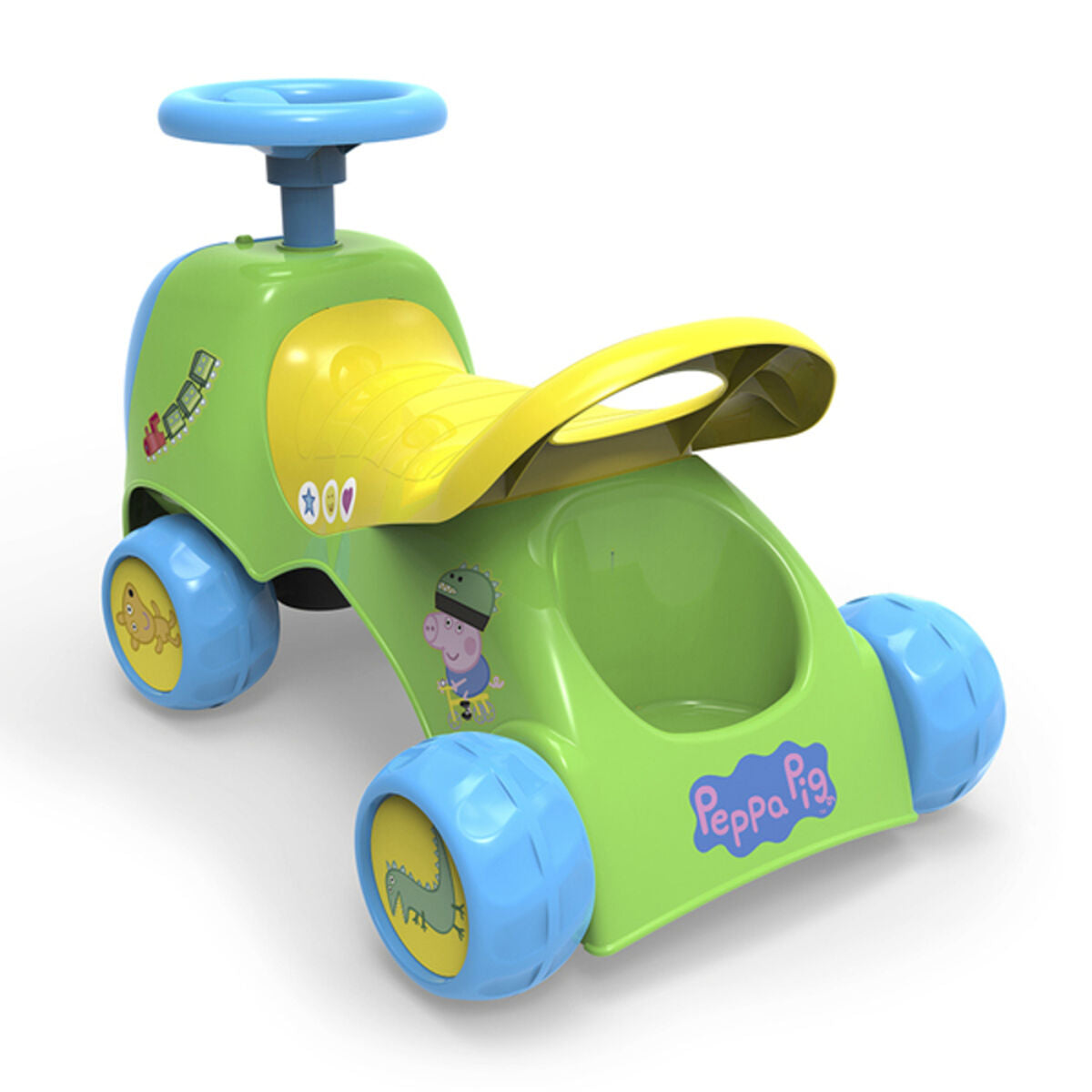 Trehjuling Peppa Pig Multicolour (10+ månader)-Leksaker och spel, Sport och utomhus-Peppa Pig-peaceofhome.se