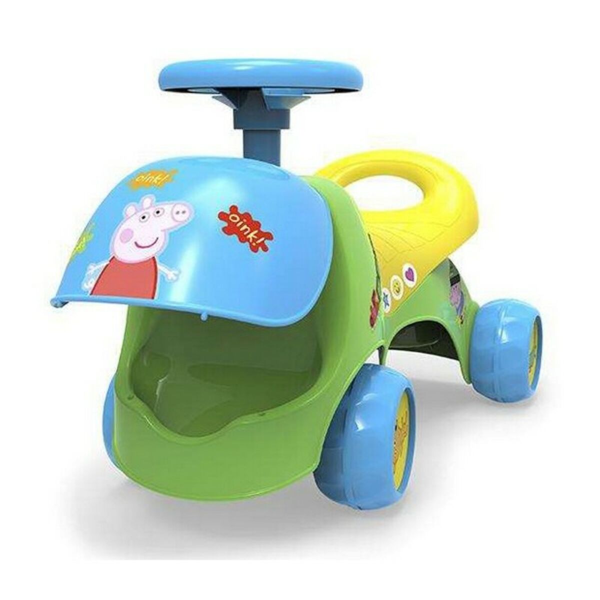 Trehjuling Peppa Pig Multicolour (10+ månader)-Leksaker och spel, Sport och utomhus-Peppa Pig-peaceofhome.se
