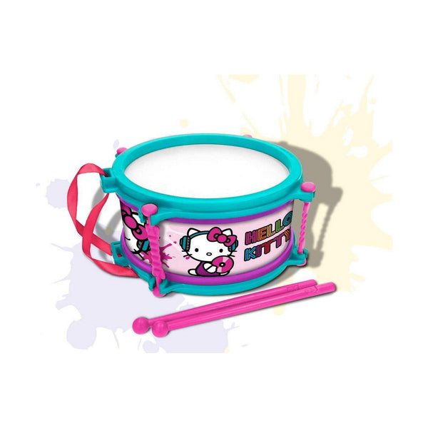 Trumma Hello Kitty Blå Rosa 16 cm-Leksaker och spel, Barns Musikinstrument-Hello Kitty-peaceofhome.se