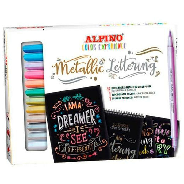 Tuschpennor Alpino Color Experience Multicolour-Kontor och Kontorsmaterial, Kulspetspennor, pennor och skrivverktyg-Alpino-peaceofhome.se
