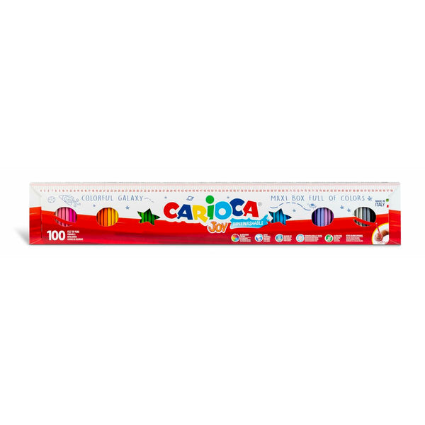 Tuschpennor Carioca 41019 Multicolour (96 Delar)-Kontor och Kontorsmaterial, Kulspetspennor, pennor och skrivverktyg-Carioca-peaceofhome.se