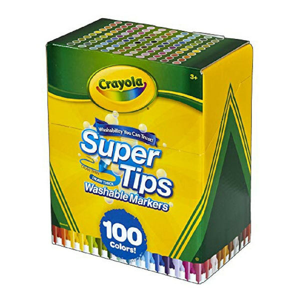Tuschpennor Super Tips Crayola 58-5100 (100 uds)-Leksaker och spel, Kreativa aktiviteter-Crayola-peaceofhome.se
