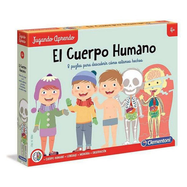 Utbildningsspel Aprendo el cuerpo humano Clementoni 55114.9 37 x 28 cm (ES) (5 x 37 x 28 cm)-Leksaker och spel, Spel och tillbehör-Clementoni-peaceofhome.se