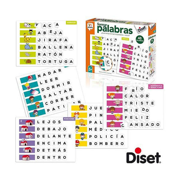 Utbildningsspel Diset Create Words (ES)-Leksaker och spel, Spel och tillbehör-Diset-peaceofhome.se