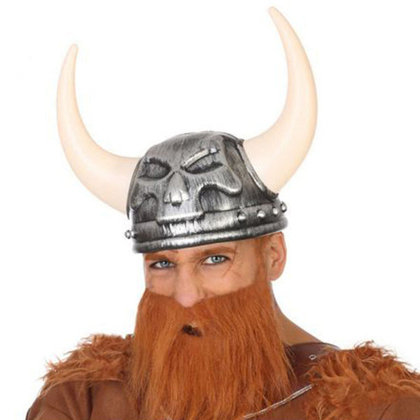 Vikingahjälm 56514 Silvrig Viking-Leksaker och spel, Fancy klänning och accessoarer-BigBuy Carnival-peaceofhome.se