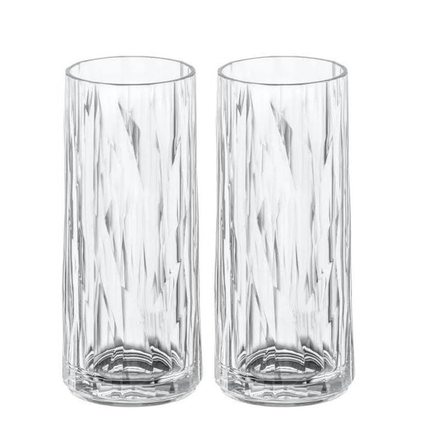 CLUB NO. 3 Longdrinkglas, plastglas / superglas 2-pack-Drinkglas-Koziol-peaceofhome.se