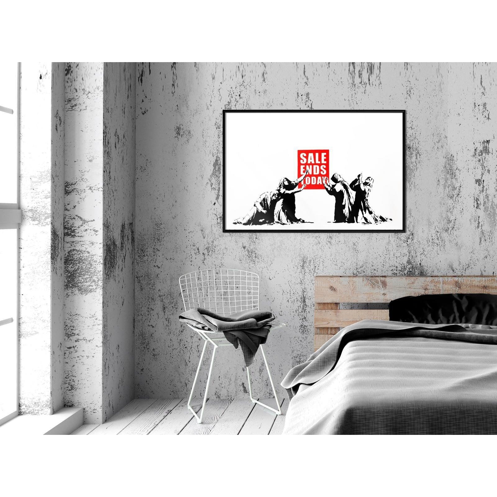 Inramad Poster / Tavla - Banksy: Sale Ends-Poster Inramad-Artgeist-peaceofhome.se