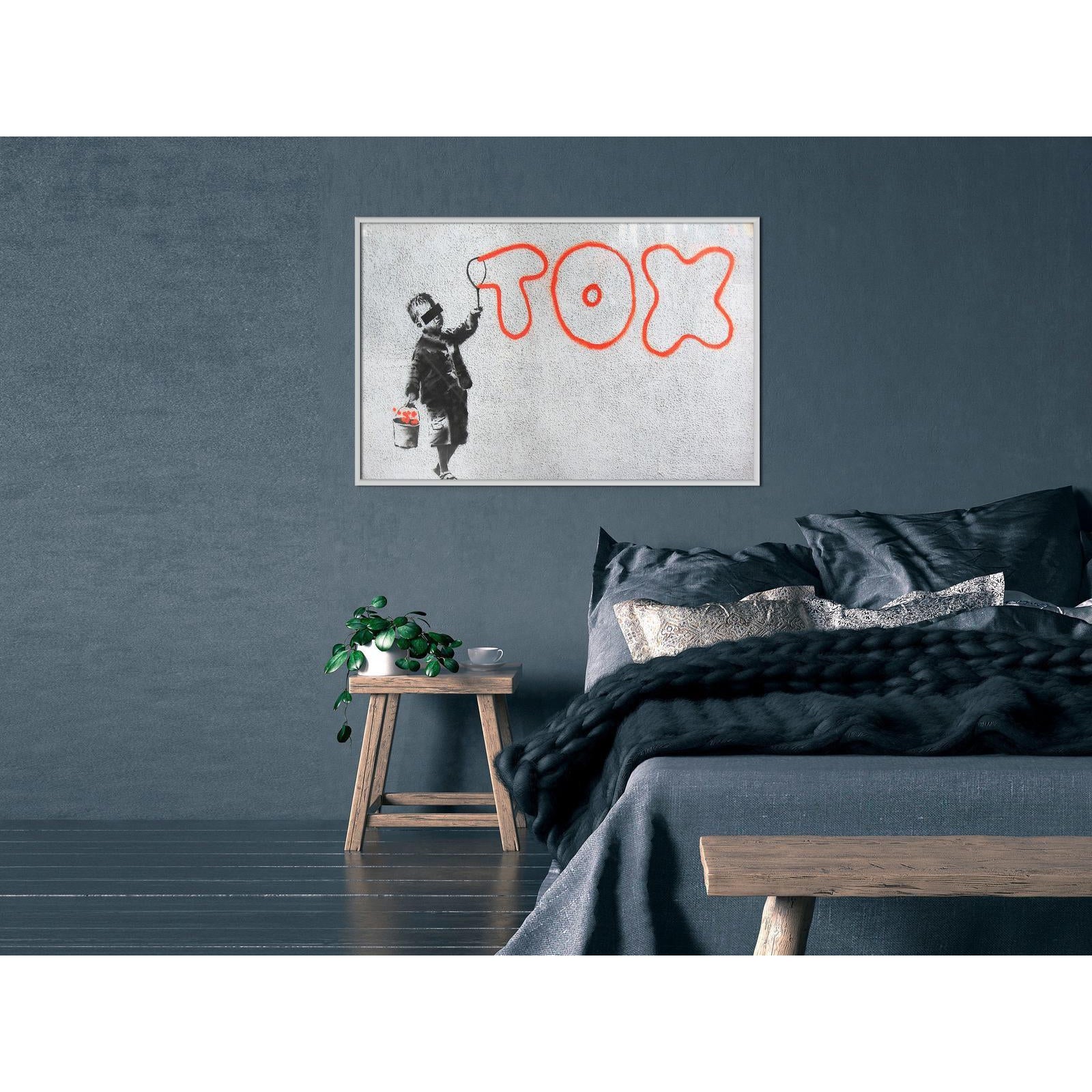 Inramad Poster / Tavla - Banksy: Tox-Poster Inramad-Artgeist-peaceofhome.se