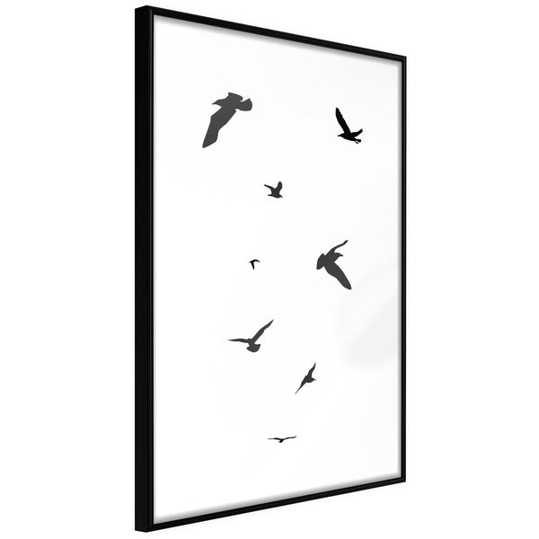 Inramad Poster / Tavla - Birds-Poster Inramad-Artgeist-20x30-Svart ram-peaceofhome.se