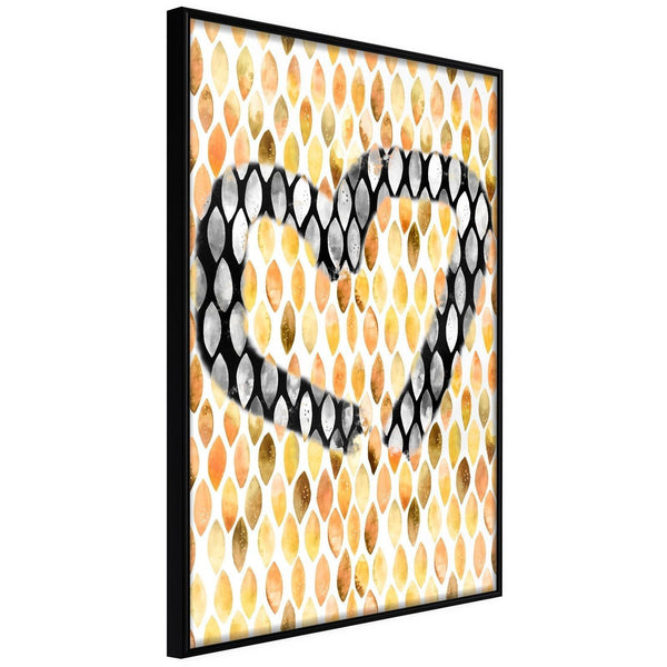 Inramad Poster / Tavla - I Love Oranges-Poster Inramad-Artgeist-20x30-Svart ram-peaceofhome.se
