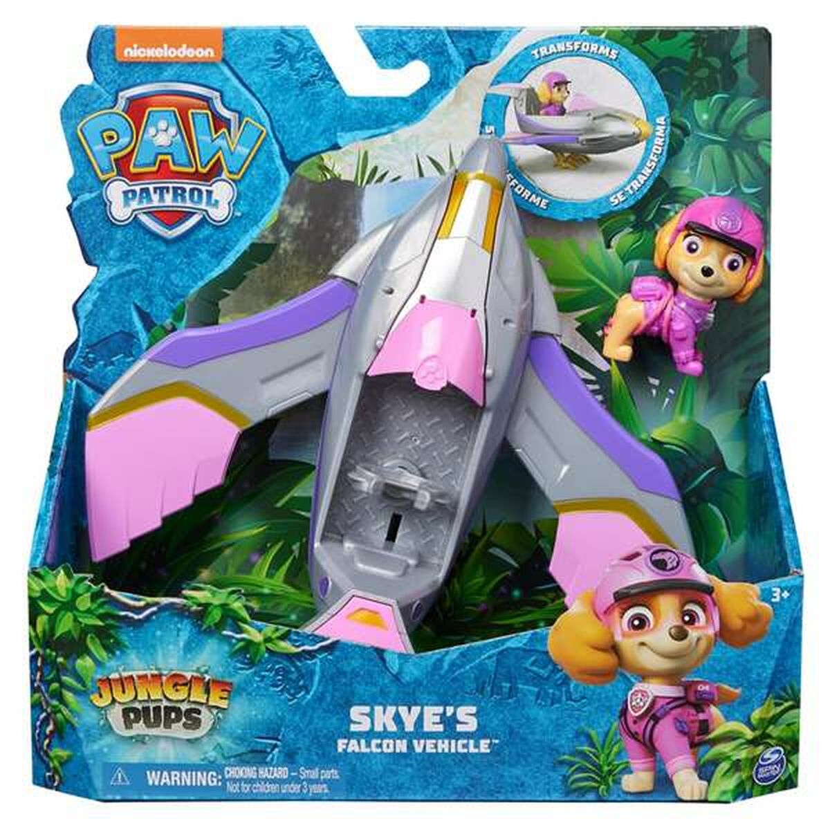 Biluppsättning The Paw Patrol Jungle Pups - Skye-Leksaker och spel, Dockor och actionfigurer-The Paw Patrol-peaceofhome.se