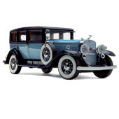 1930 Cadillac V-16 LWB Imperial Sedan - Limited edition only 1.500 pc , The Franklin Mint-samlarmodeller-Klevrings Sverige-peaceofhome.se