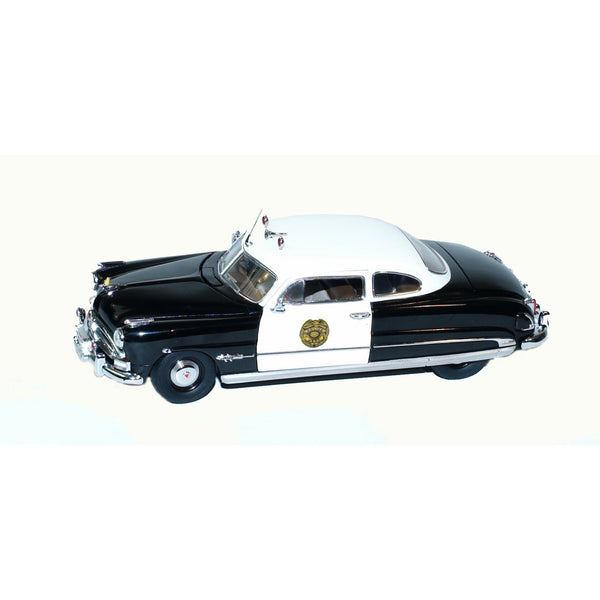 1951 Hudson Hornet Police Car 1/24 Limited edition only 1.500 , The Franklin Mint-samlarmodeller-Klevrings Sverige-peaceofhome.se