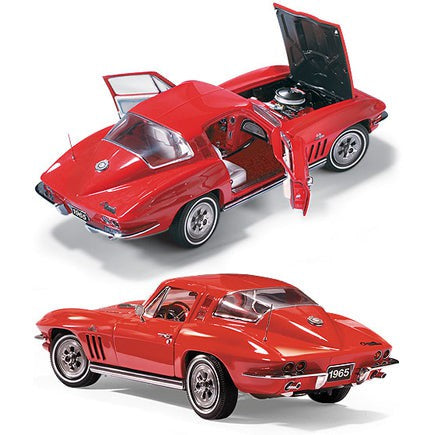 1965 Corvette Sting Ray Fiberglass Coupe, The Franklin Mint B11E800-samlarmodeller-Klevrings Sverige-peaceofhome.se
