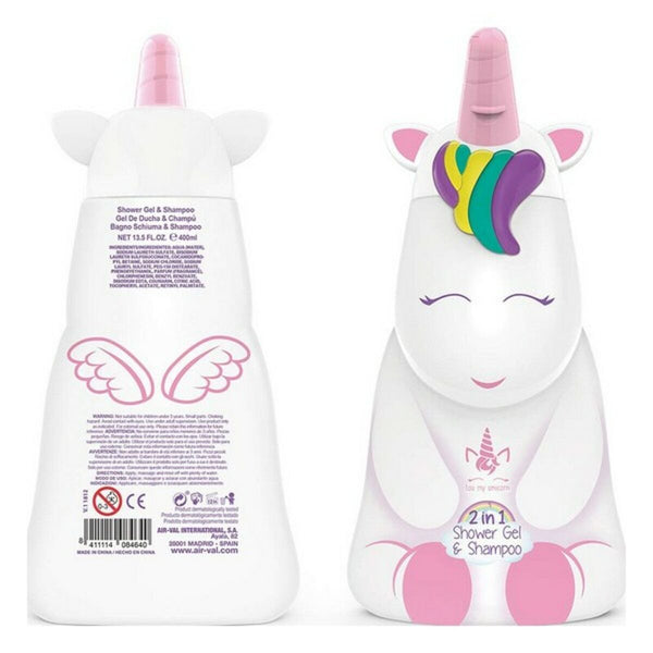 2-i-1 Gel och schampo Eau My Unicorn Cartoon P8472 400 ml-Bebis, Hygien och vård-Cartoon-peaceofhome.se