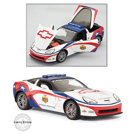 2006 Corvette 1/24 Z06 Indy 500 Pace Car - Limited Edition The Franklin Mint-samlarmodeller-Klevrings Sverige-peaceofhome.se