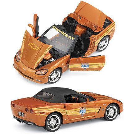 2007 Chevrolet Corvette Indy 500 Pace Car - Limited Edition The Franklin Mint B11E837-samlarmodeller-Klevrings Sverige-peaceofhome.se