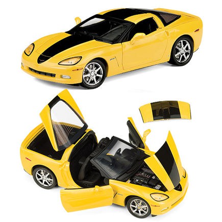 2008 Corvette Hertz ZHZ Coupe - Limited Edition The Franklin Mint-samlarmodeller-Klevrings Sverige-peaceofhome.se