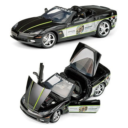 2008 Corvette LS3 Convertible Indy 500 Pace Car - Limited Edition The Franklin Mint-samlarmodeller-Klevrings Sverige-peaceofhome.se