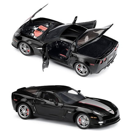 2008 GCA Corvette Z06 - Limited Edition The Franklin Mint-samlarmodeller-Klevrings Sverige-peaceofhome.se