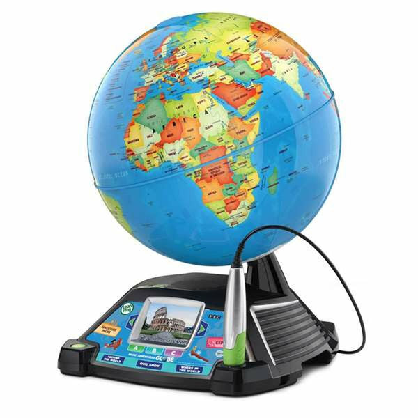 Interaktiv jordglob Vtech Video 30 x 38 x 30 cm-Leksaker och spel, Fordon-Vtech-peaceofhome.se