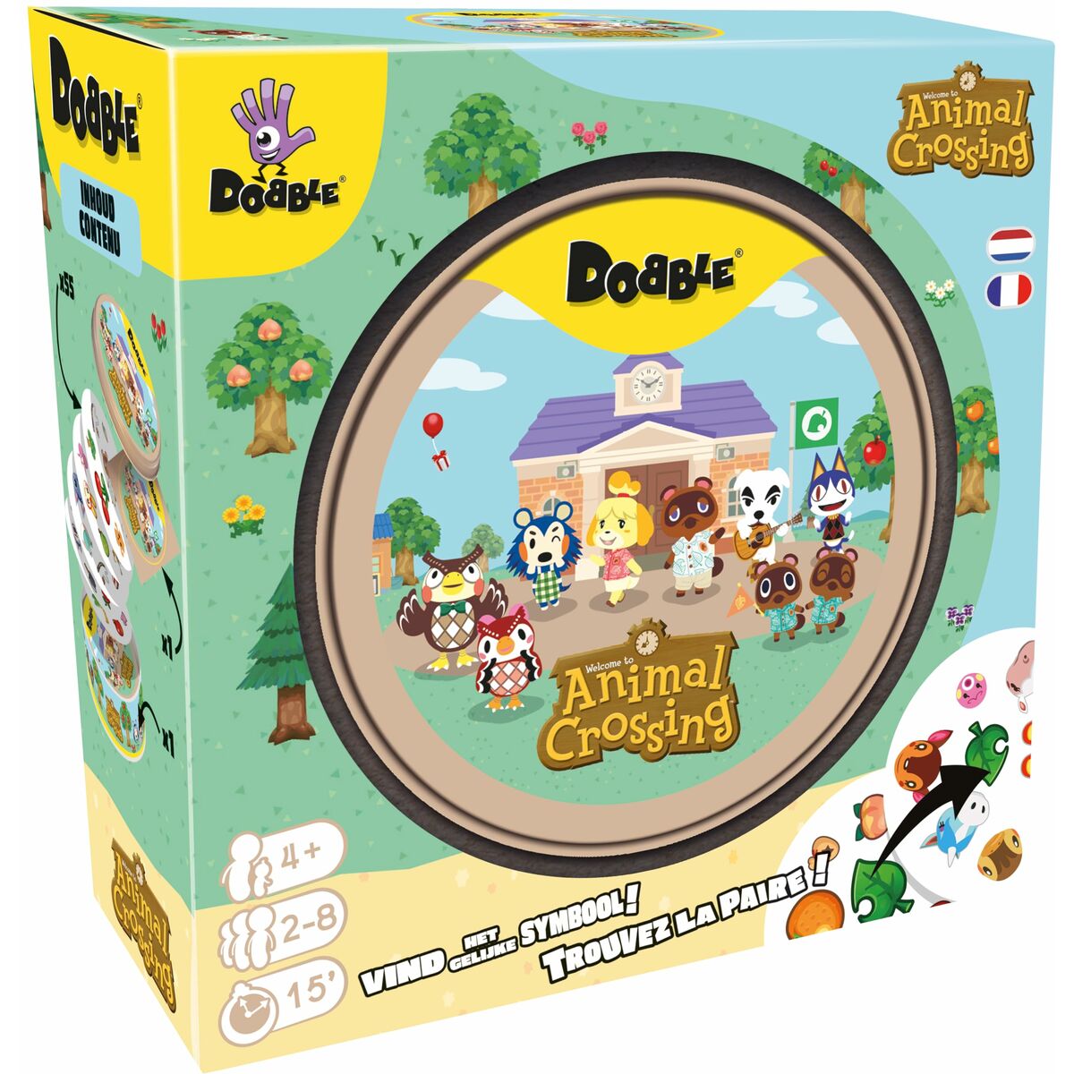 Sällskapsspel Asmodee Dobble : Animal Crossing-Leksaker och spel, Spel och tillbehör-Asmodee-peaceofhome.se