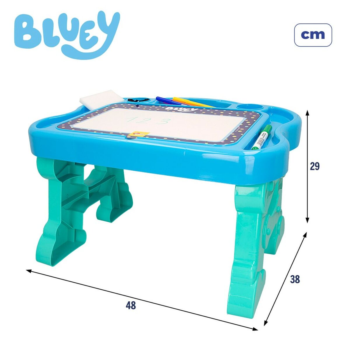 3D-pussel Bluey Teckning 48 x 29 x 38 cm (6 antal)-Leksaker och spel, Pussel och hjärngrupper-Bluey-peaceofhome.se
