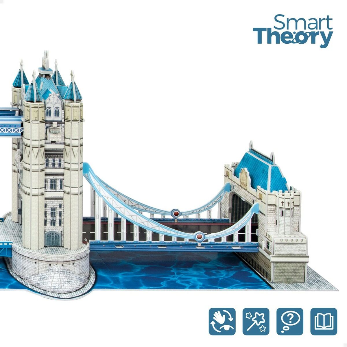 3D-pussel Colorbaby Tower Bridge 120 Delar 77,5 x 23 x 18 cm (6 antal)-Leksaker och spel, Pussel och hjärngrupper-Colorbaby-peaceofhome.se