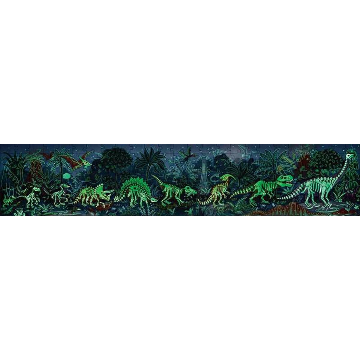 3D-pussel Hape 150 x 30 cm 200 Delar Dinosaurie-Leksaker och spel, Pussel och hjärngrupper-Hape-peaceofhome.se