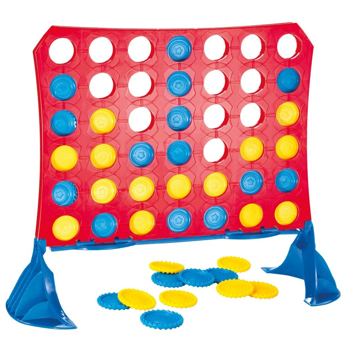 4 i Rad Colorbaby 31,5 x 26 x 13 cm (6 antal) (42 Delar)-Leksaker och spel, Spel och tillbehör-Colorbaby-peaceofhome.se